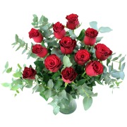 Luxury 12 Red Roses